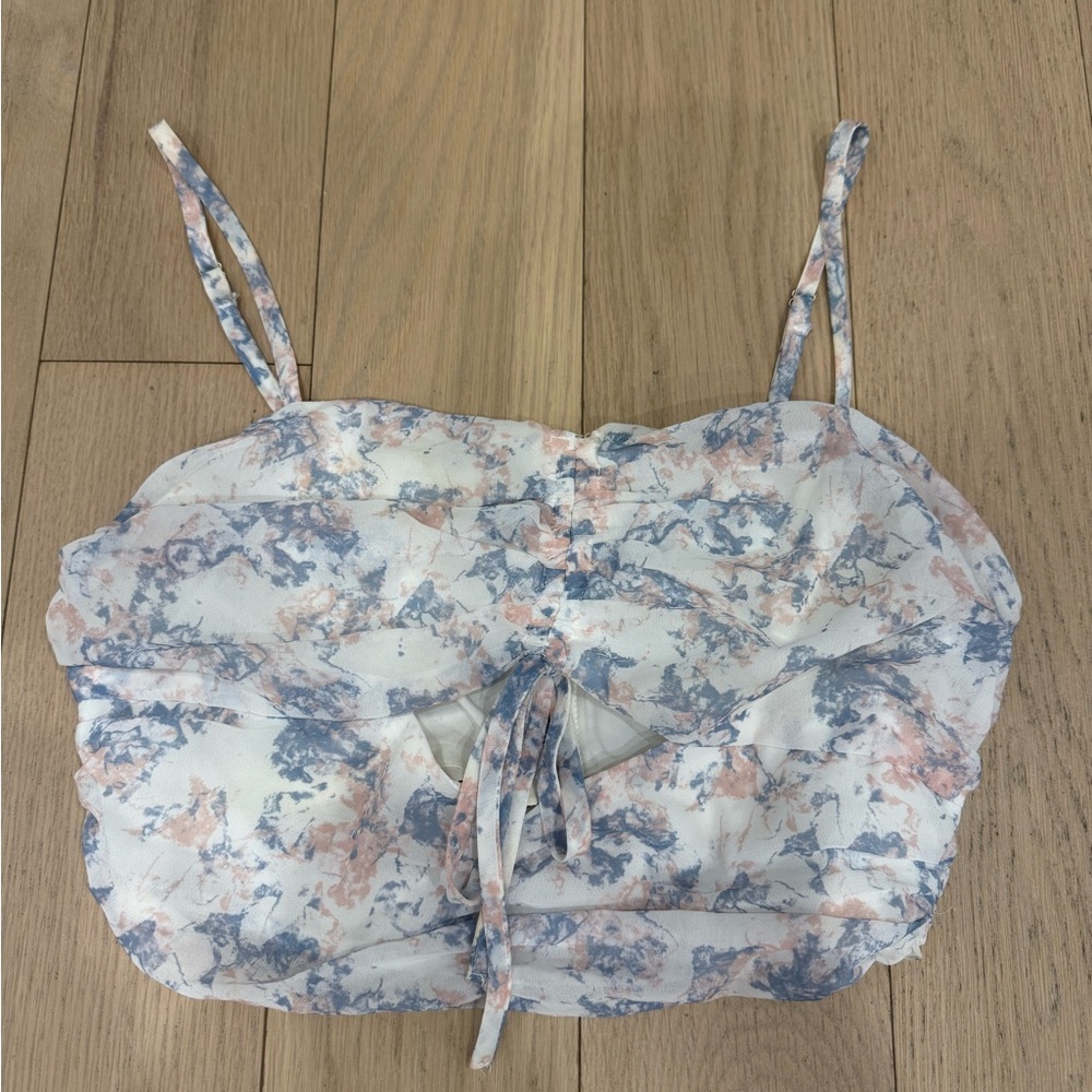 Cotton Candy Blue and Pink Camisole Top